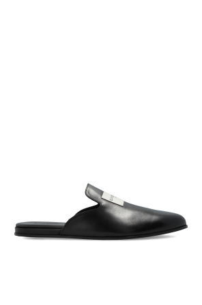 MM6 Maison Margiela Leather slides | Men's | Vitkac